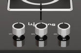 Lifelong LLHT913 Glass Top HobTop 3 Burner Gas Stove ( Black)
