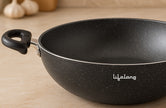 Lifelong LLKA03 Kadhai, 2.5L with Glass Lid, 26 cm