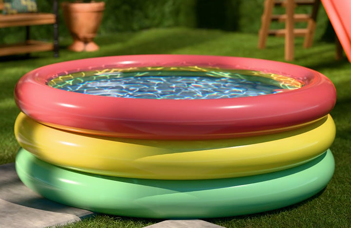 Swimming Pool for Kids Inflatable Sunset Glow Round Colourful
