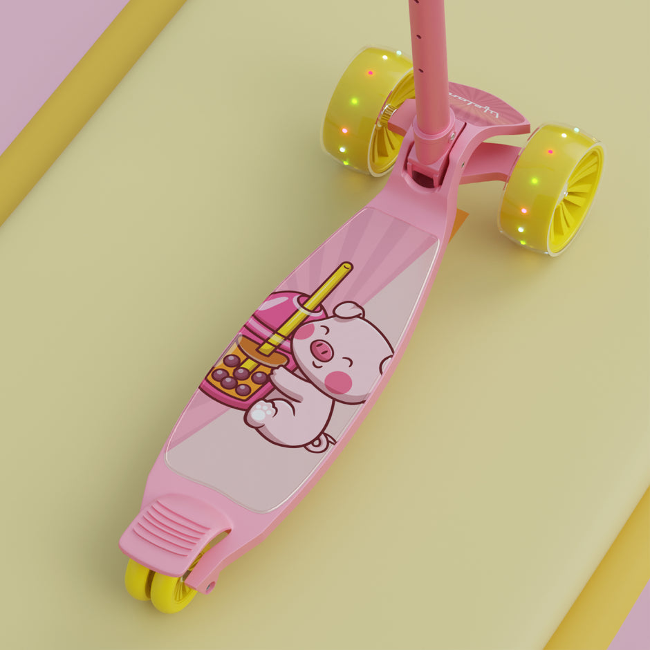 Kids scooter with led wheels