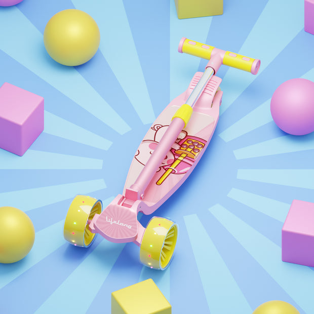 Kids scooter with led wheels