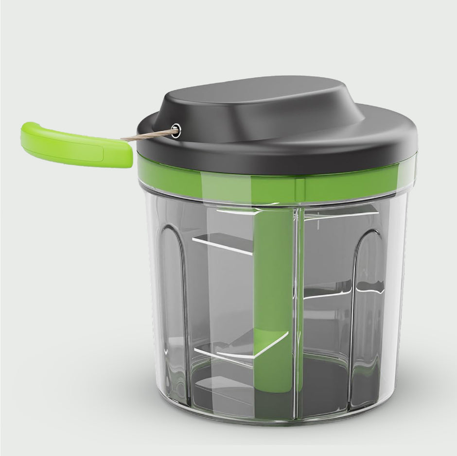 Pull Chopper Manual Vegetable, Onion, and Garlic Cutter with Convenient Pull Cord, Efficient Kitchen Chopper for Effortless Food Preparation and Ideally Chopped Ingredients