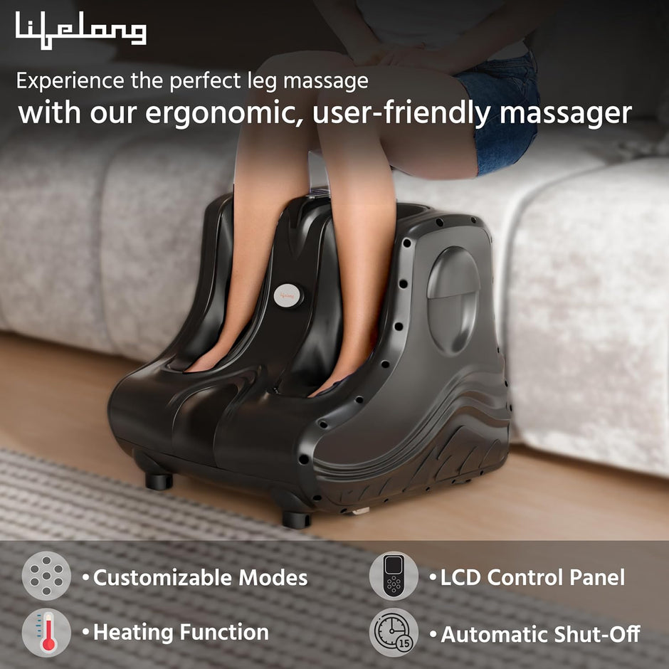 Electric Foot Massager with Heat Therapy
