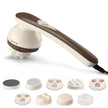Lifelong LLM180 Electric Handheld Massager - 9 Heads, Heat, Speed Control