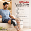 Lifelong Knee Massager for Joint Pain Relief | 3Heat Levels, 3Vibrations, Red Light Therapy, 3Air Pressure Modes, 7.5Hr Runtime |TypeC Rechargeable & Portable Arthritis Massage Physiotherapy Machine