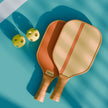Lifelong Pickle ball Paddle with 4 Pcs balls & carry bag | Fiberglass material | Pickle Racket Set