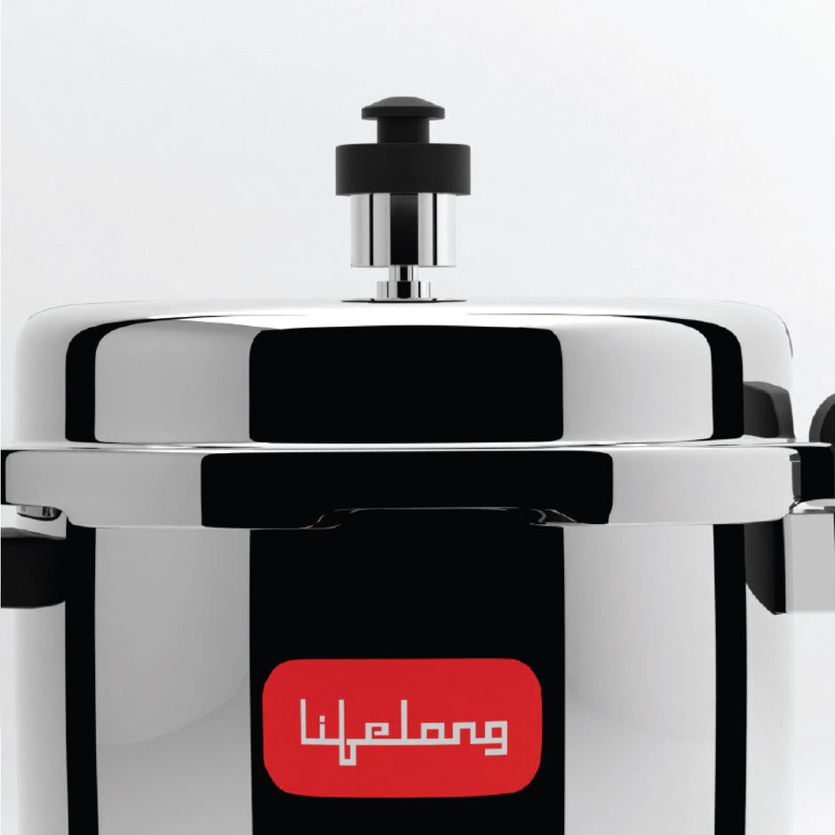 Stainless steel curve pressure cooker 5L