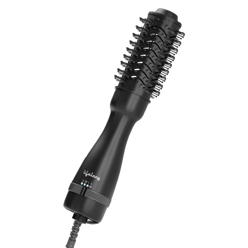 Professional Volumizer Hair Dryer | Hot Air Brush, 1200 Watts, 3 in 1 Hair Styling for Blow Dryer, Straightening Comb, Cool & Hot Air With Ionic Care
