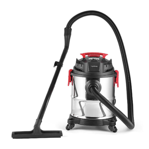 21 Litre Foam Vacuum Cleaner for Home 1200 W,Wet&Dry Floor Cleaner Brush with Blower Function,16Kpa Suction Power,Stainless Steel Body&Multiple Accessories for Sofa,Bed&Floor Carpet