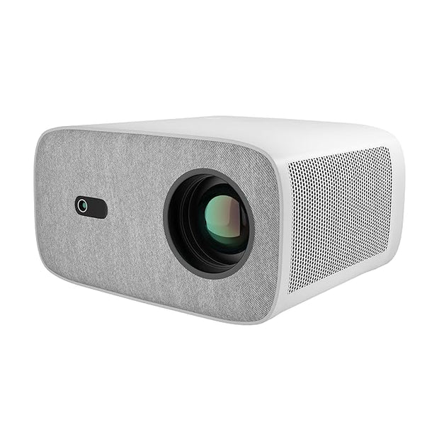 TruePixel Pro Projector, Android 12 with Built-in Smart Apps, Native 1080P Full HD 4K HDR, 9000 Lumens, 2X Brightness, 4D Keystone, 5W Speakers, 200 Inch Display, Dual Wi-Fi/Bluetooth