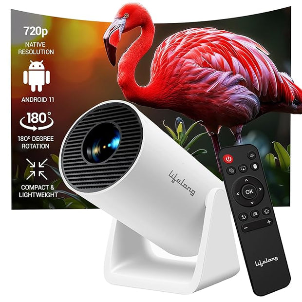 Projector for Home 4K Support 720P Native HD Portable Projector