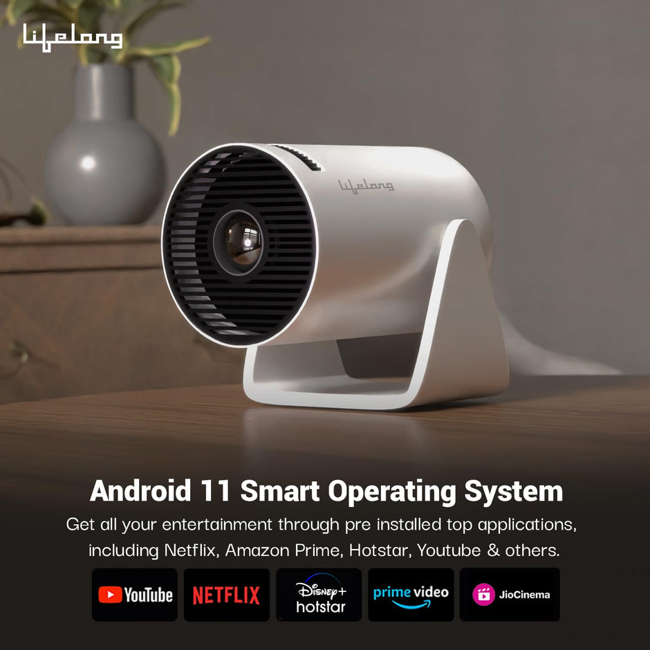Projector for Home 4K Support 720P Native HD Portable Projector