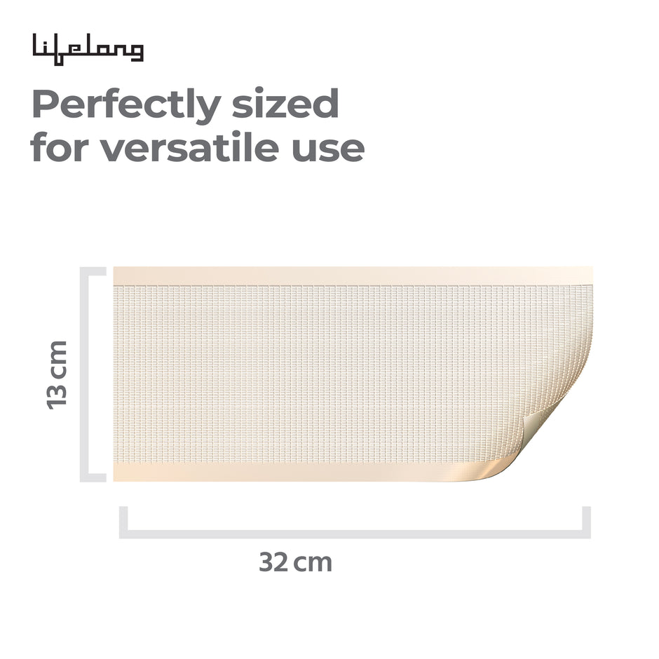 Lifelong Fiber Tape | Ultra-Strong Adhesion | 32x13cm | Heavy-Duty Tape for Cricket Bat Repair