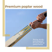 Lifelong Poplar Wood Cricket Bat - Lightweight Tennis Ball Bat with Grip, for Adults & Tournament Play
