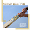 Lifelong Poplar Wood Cricket Bat - Lightweight Tennis Ball Bat with Grip, for Adults & Tournament Play