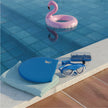 Anti Fog Swimming Goggles,Cap,Earplug & Noseplug, Microfibre Set(Blue)