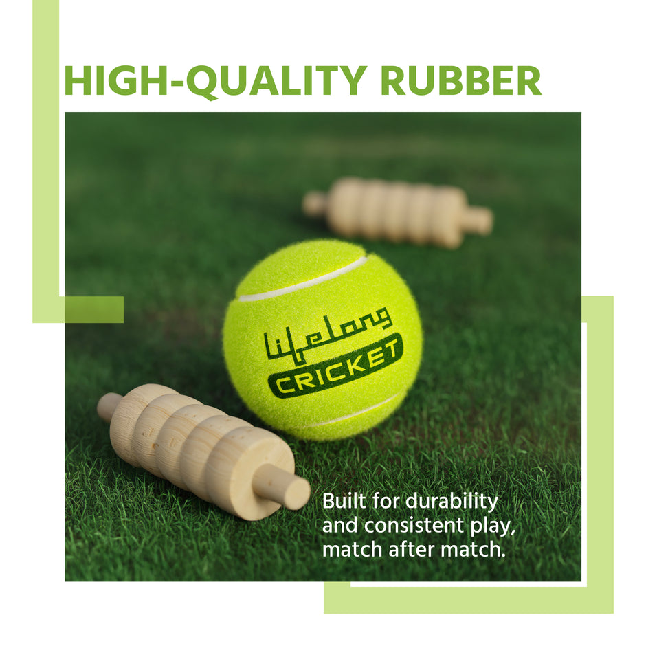 Lifelong Tennis Ball for Cricket and Tennis, Soft & Lightweight, Tournament & Turf Use (Set of 3)