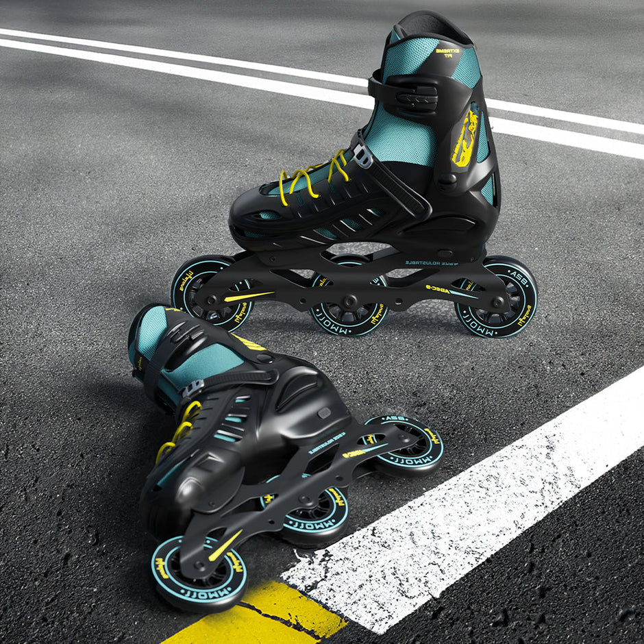 Lifelong Adjustable 3 wheel Inline skates shoes for Boys and Girls Liner Roller Skates - Large