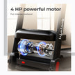 100kg Motorized Treadmill | 4HP Peak | 3-level Incline, Foldable, Bluetooth