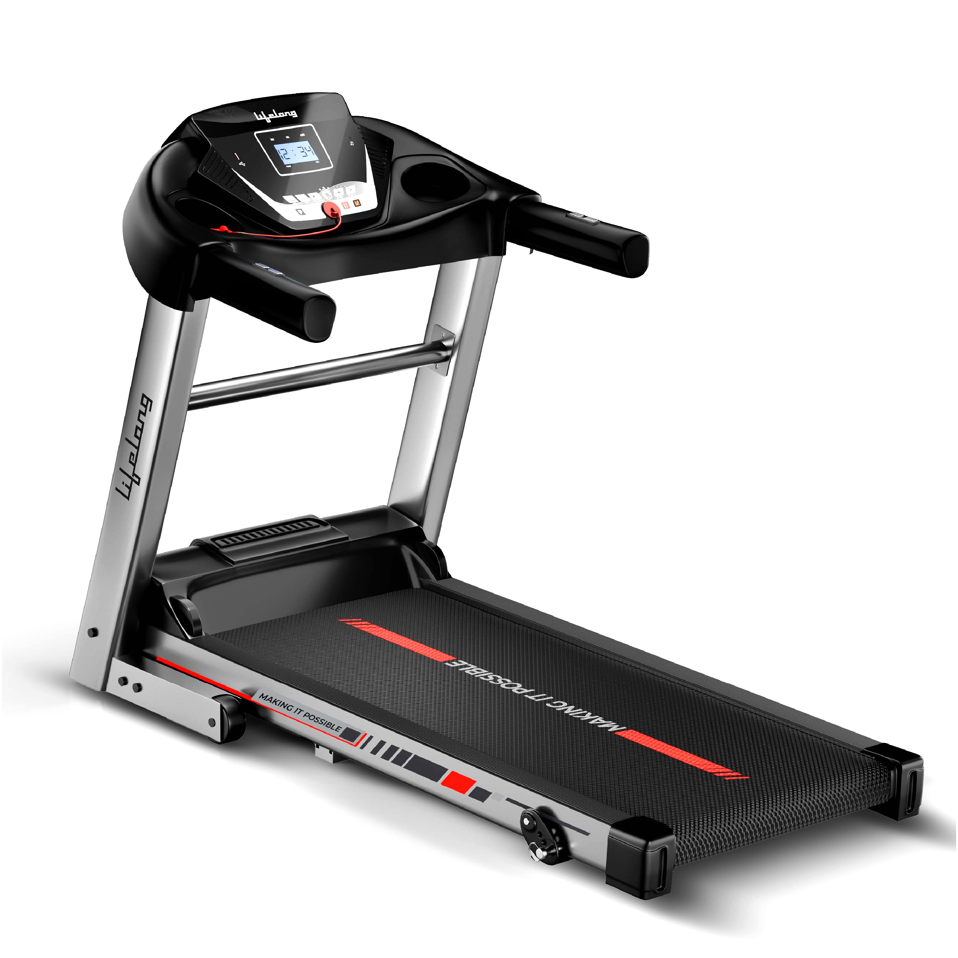 Lifelong FitPro 4.5 HP Motorized Treadmill with Incline, 12 Programs, Bluetooth (LLTM09A)