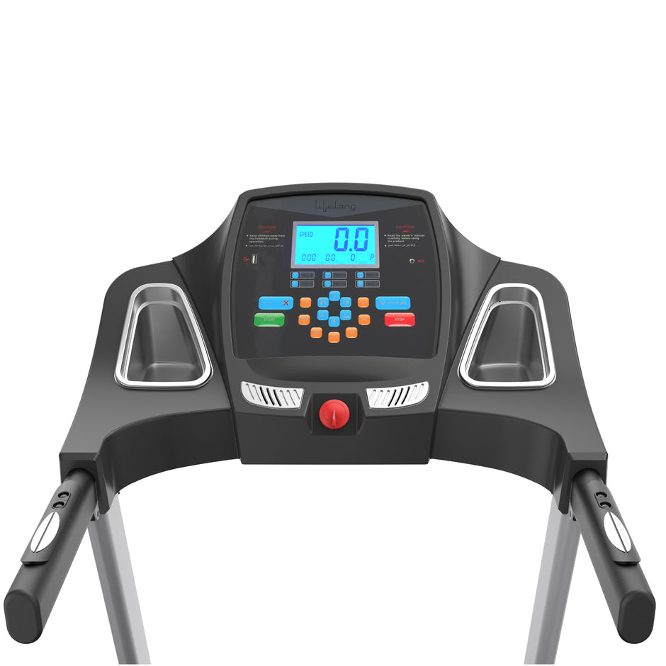 Compact Treadmill for Home | 110kg | Manual Incline | Bluetooth & Speakers