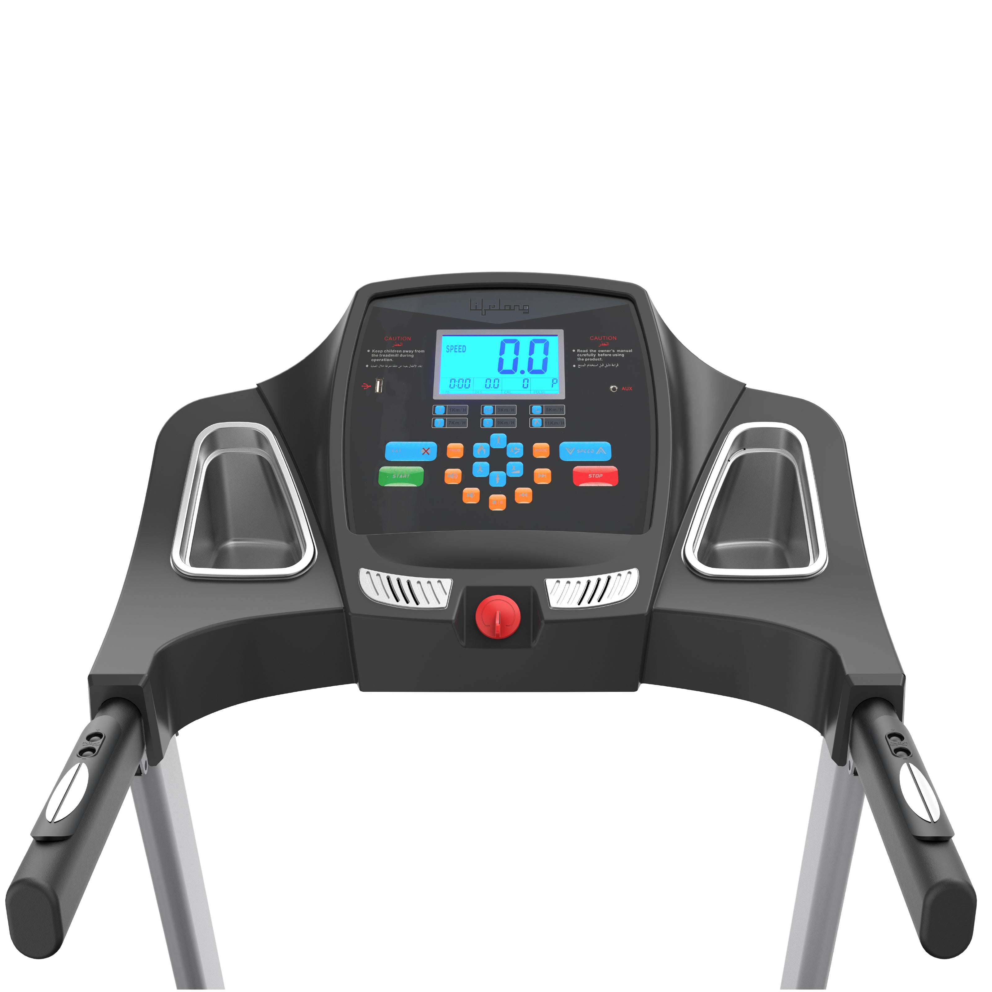 Compact Treadmill for Home | 110kg | Manual Incline | Bluetooth & Speakers