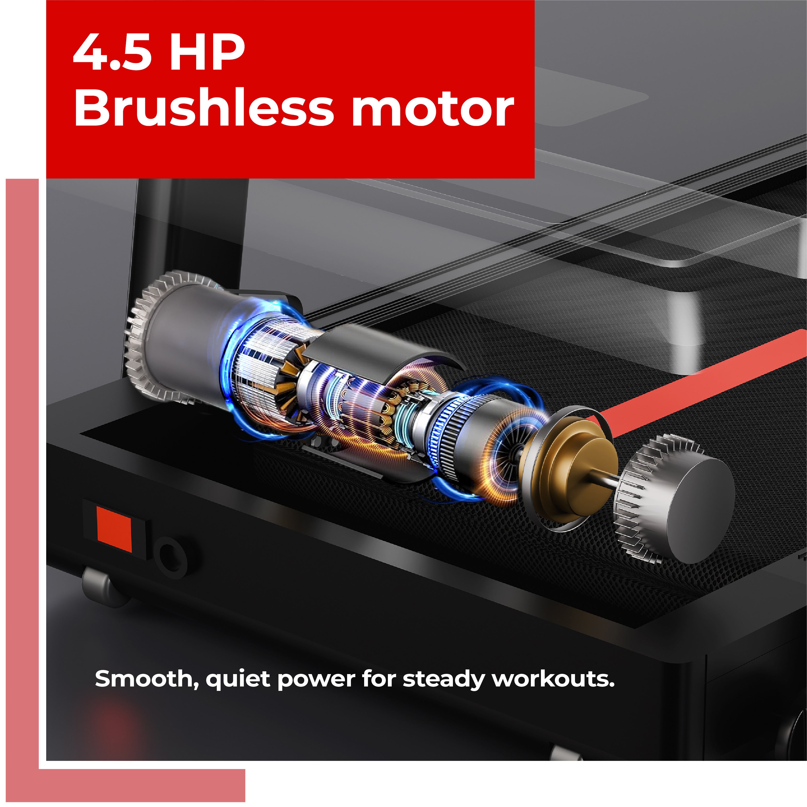 Lifelong 4.5HP Motorized Treadmill for Home | Manual Incline 12% | Foldable Handle | Max Speed 12 km/h | | LED Display | 12 Workout Programs |110 kg Capacity| Ideal Gym Equipment for Home Workout