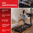 Lifelong 4.5HP Motorized Treadmill for Home | Manual Incline 12% | Foldable Handle | Max Speed 12 km/h | | LED Display | 12 Workout Programs |110 kg Capacity| Ideal Gym Equipment for Home Workout