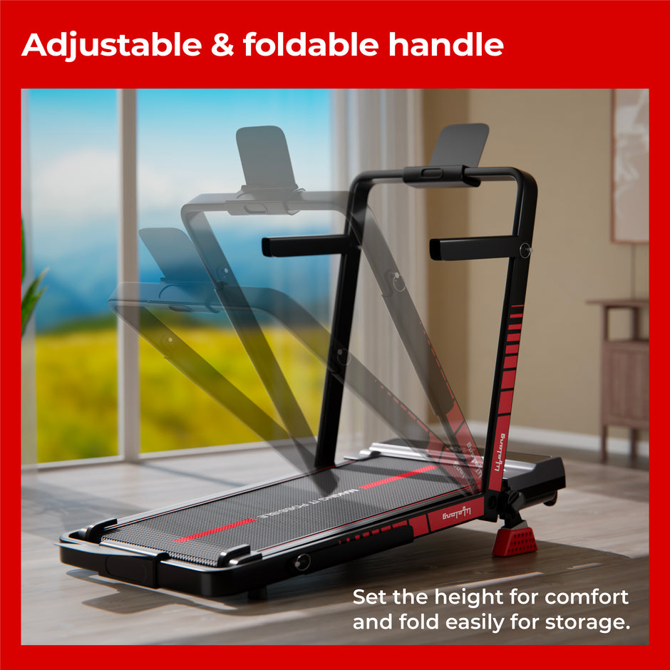 Motorized Walking Pad Treadmill with 4 HP Motor