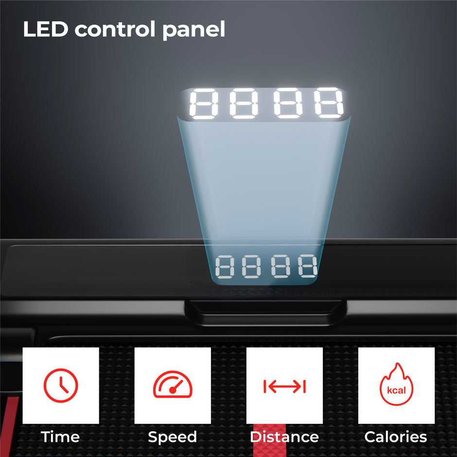 Motorized Walking Pad Treadmill with 4 HP Motor