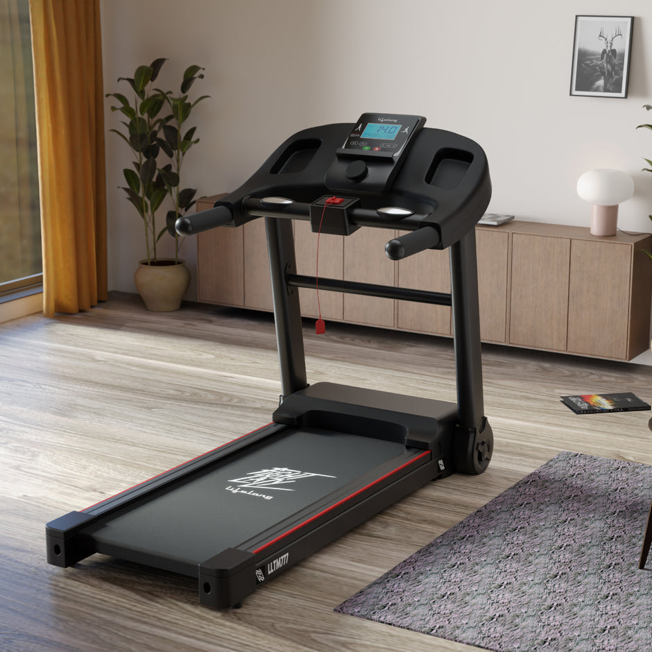 Home Treadmill with 14km/hr Speed | Bluetooth | 110kg Capacity