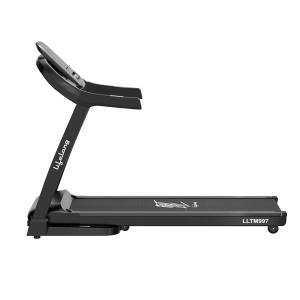 Lifelong LLTM997 Fit Pro 4.5 HP Treadmill 10inch LED Screen & 18 Level Auto Incline|Max. User Weight 110Kg