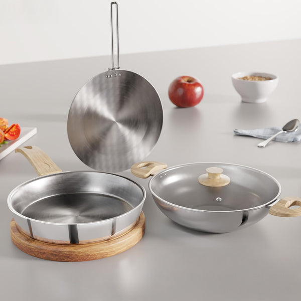 Triply Stainless Steel Cookware Set