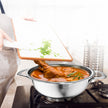 Triply Stainless Steel Deep Kadai with Lid – 1.7L, 20 cm