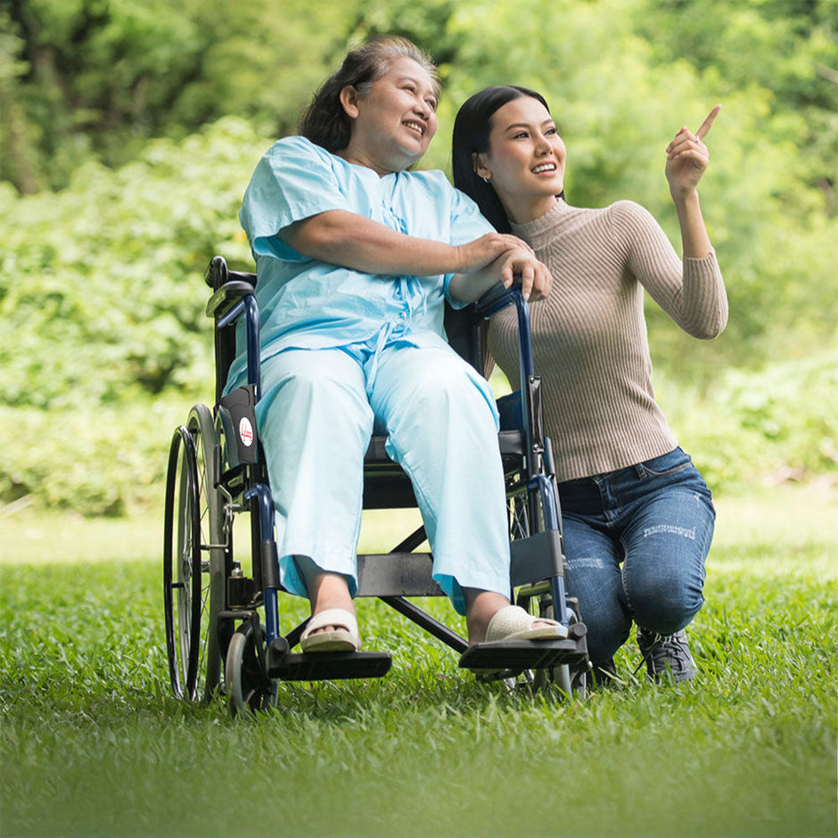 Lifelong Folding Wheelchair – Lightweight | Adjustable | Travel-Friendly