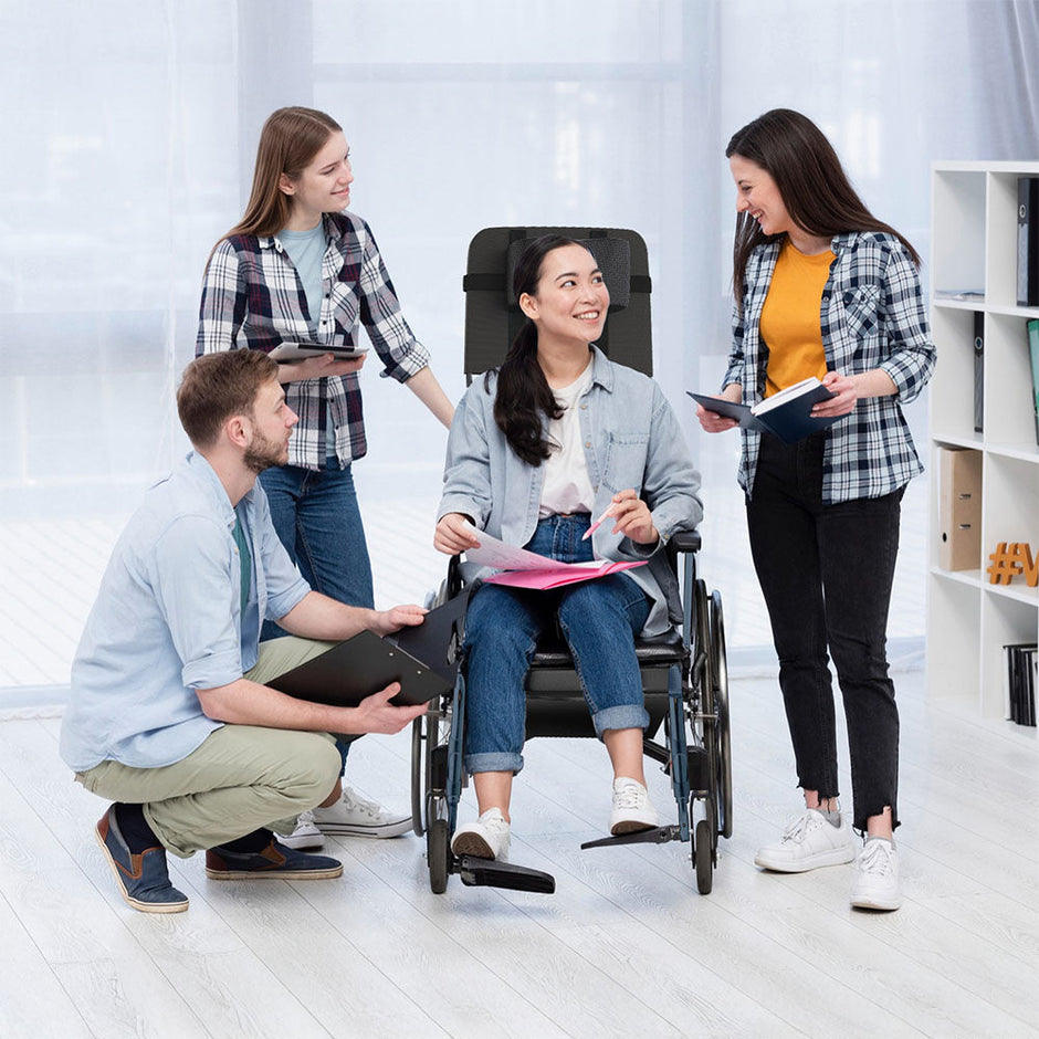 Lifelong Folding Wheelchair – Lightweight | Adjustable | Travel-Friendly