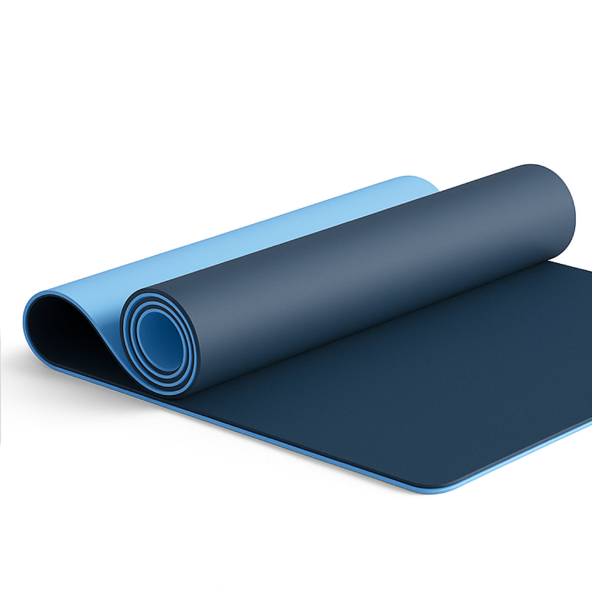 6mm Dual Color TPE Yoga Mat with Carry Bag