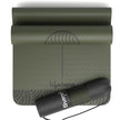 Yoga Mat with Carry Bag – 5mm Thick TPE, Non-Toxic & Sweat-Resistant (Olive Green)