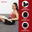 Lifelong Wireless Full body Massager With 3 Massage Heads & Variable Speed Settings For Pain Relief and Relaxation, Rechargeable Handheld Massager, 1 Year Warranty, Battery Powered