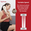 Lifelong Wireless Full body Massager With 3 Massage Heads & Variable Speed Settings For Pain Relief and Relaxation, Rechargeable Handheld Massager, 1 Year Warranty, Battery Powered