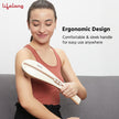 Lifelong Wireless Full body Massager With 3 Massage Heads & Variable Speed Settings For Pain Relief and Relaxation, Rechargeable Handheld Massager, 1 Year Warranty, Battery Powered
