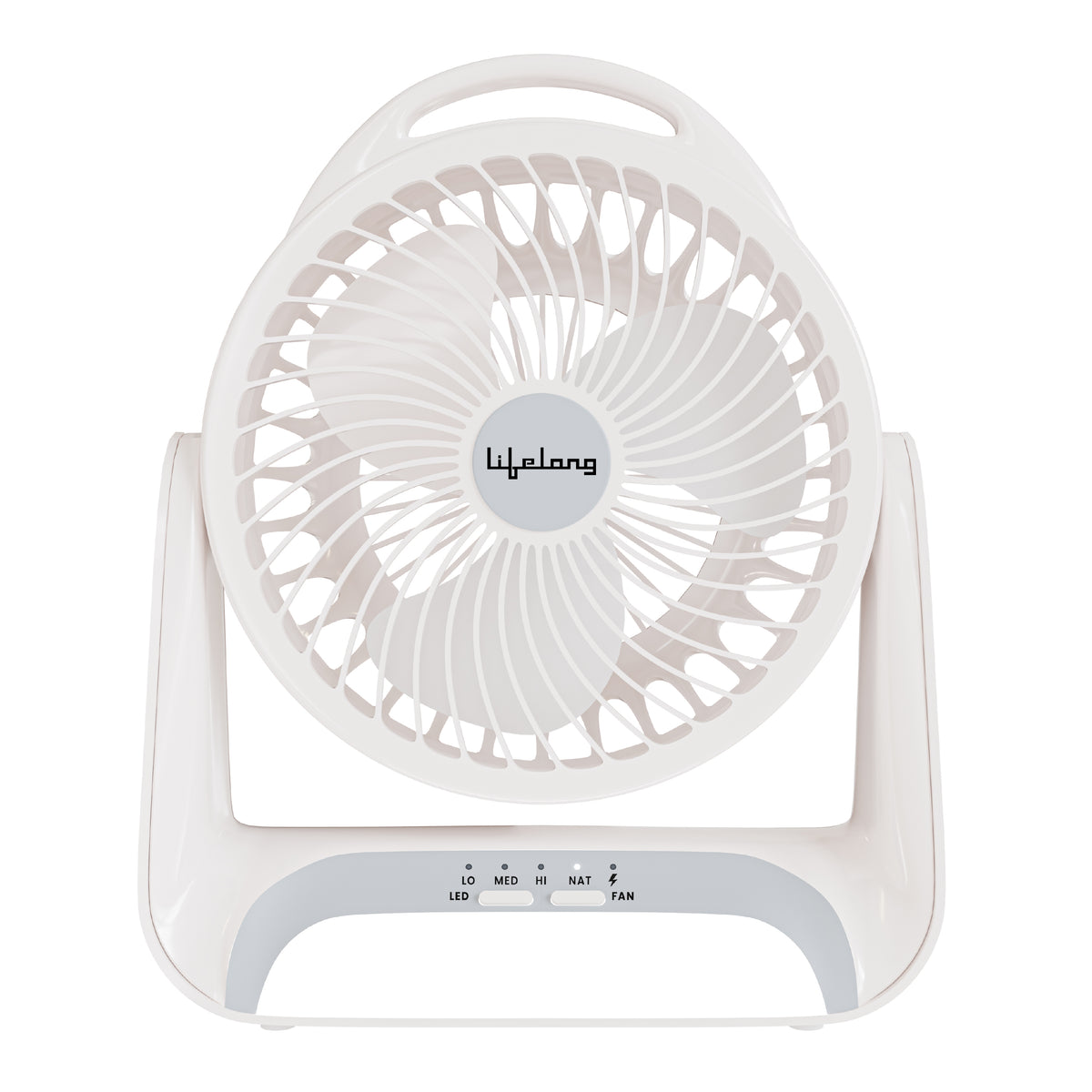 5W BLDC Rechargeable Table Fan with LED Light