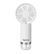 Lifelong Portable Mist Hand Fan with USB Type-C Charging | Mini Rechargeable Fan with Water Mist | 4400 RPM High Speed | Compact Handheld Cooling Fan for Travel & Outdoor (White)