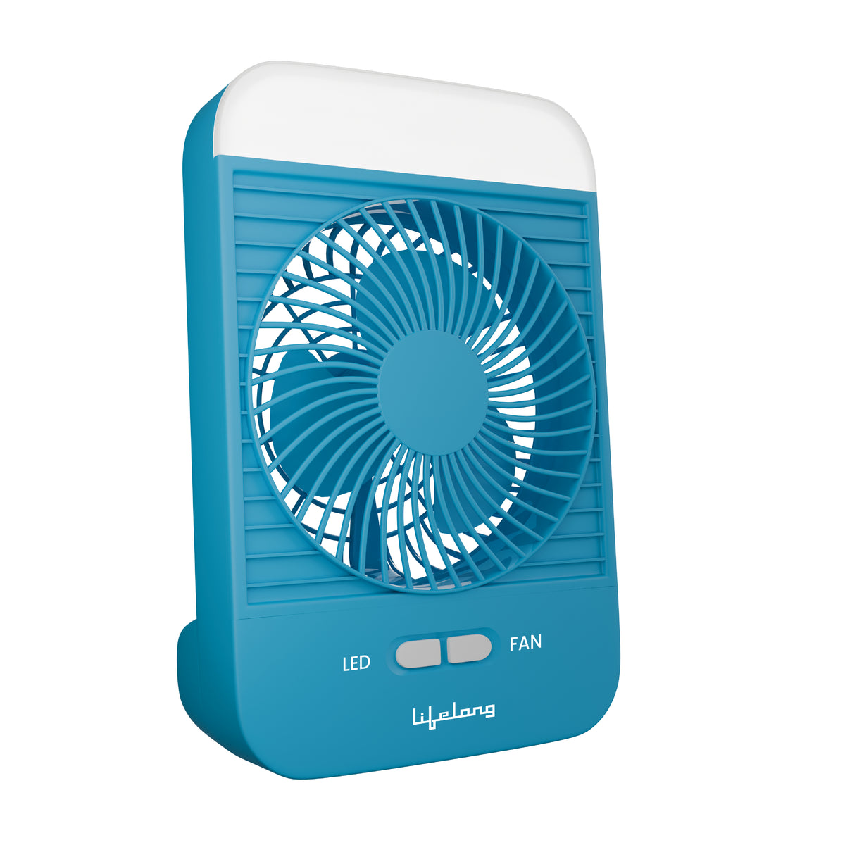 5W BLDC Rechargeable Portable Mini Fan with LED Light