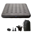 Lifelong Dual Air Mattress with Inflatable Pump|22cm Raised Thick Inflatable Bed for Home|200kg Comfort Support| Inflatable Air Bed with 2Repair Patch| Bed for Guest, Home,Camping & Travel (LLAMB02)