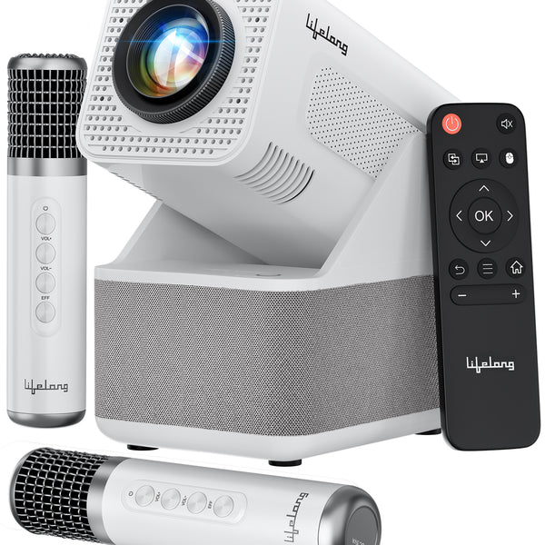 ROAR Smart Projector with Dual Wireless Mics