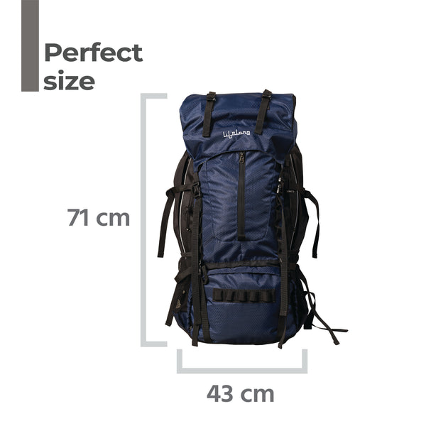 80L Camping Rucksack with Rain Cover