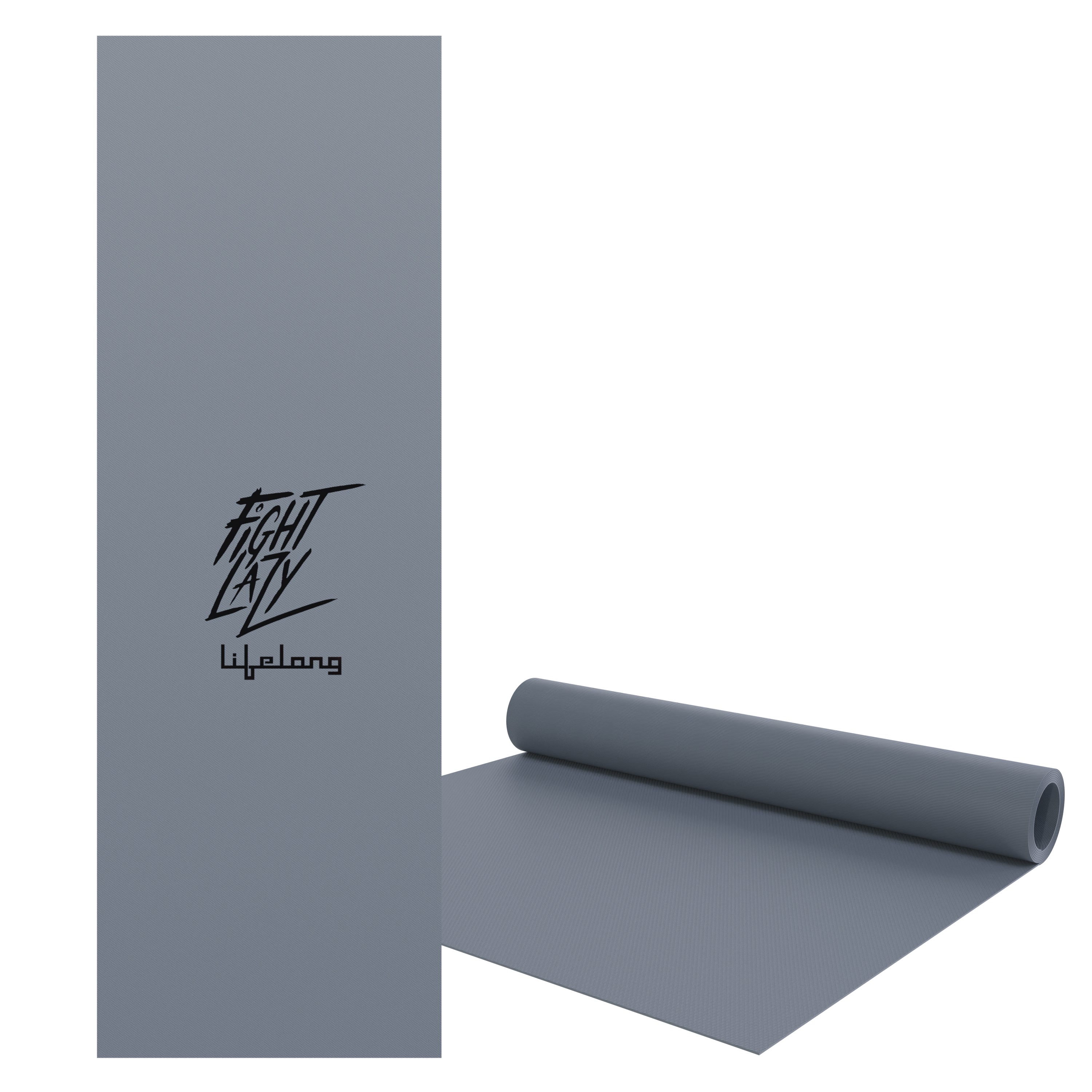Lifelong Yoga mat for Women & Men EVA Material 6mm Grey Anti Slip for Gym Workout