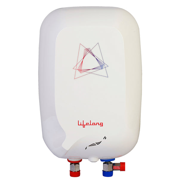 3 litre Instant Geyser - Instant Water Heater for Home - 3000 W Electric Geyser with 4 Level Advance Safety Suitable for Kitchen & Bathroom