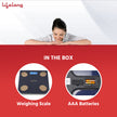 Lifelong Smart Weighing Scale with BMI & 18 Measurement Functions with Lifelong Smart Home App-Bluetooth Sensor Technology | Electronic Weight Machine | Battery Included